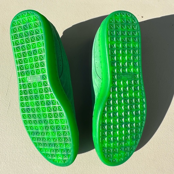 Puma Suede Haribo Green FL Shoes 11.5 New. - Picture 3 of 5